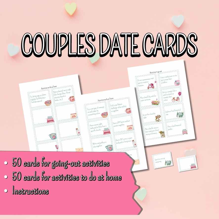 100 COUPLES DATE CARDS PRINTABLE GAMES - Image 5