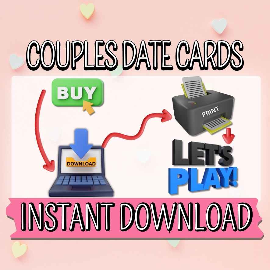 100 COUPLES DATE CARDS PRINTABLE GAMES - Image 6