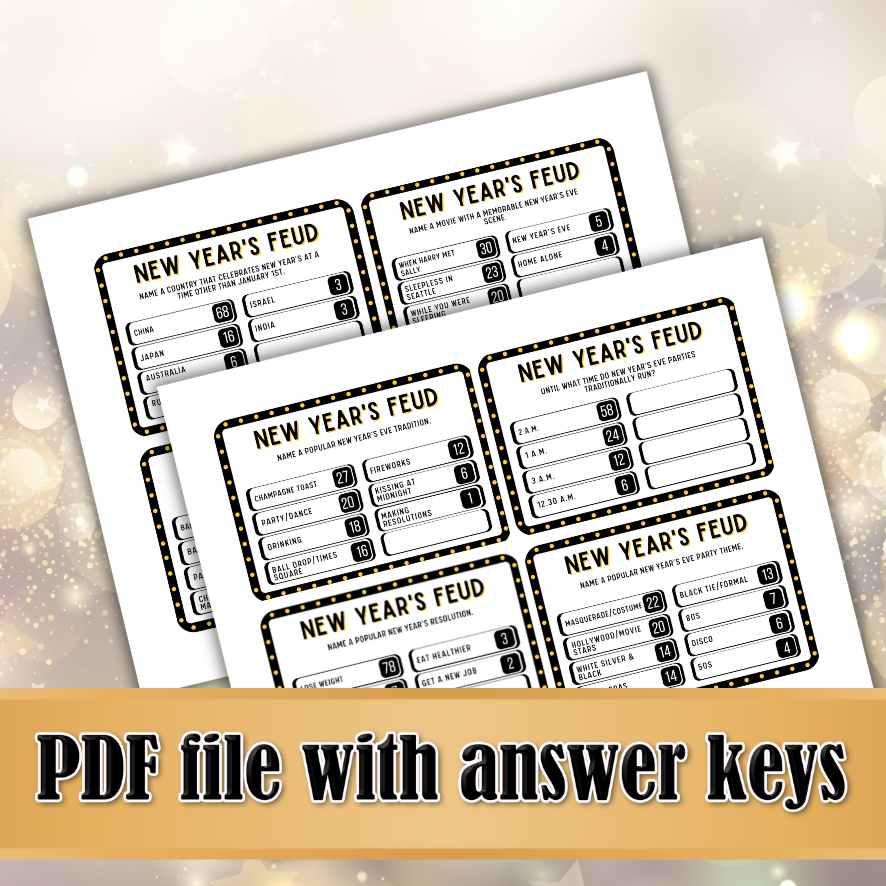 3 NEW YEARS GAMES FOR PARTY - Image 4