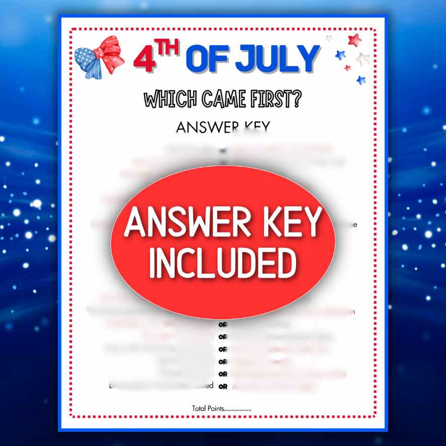 4TH OF JULY GAME PRINTABLE - Image 3