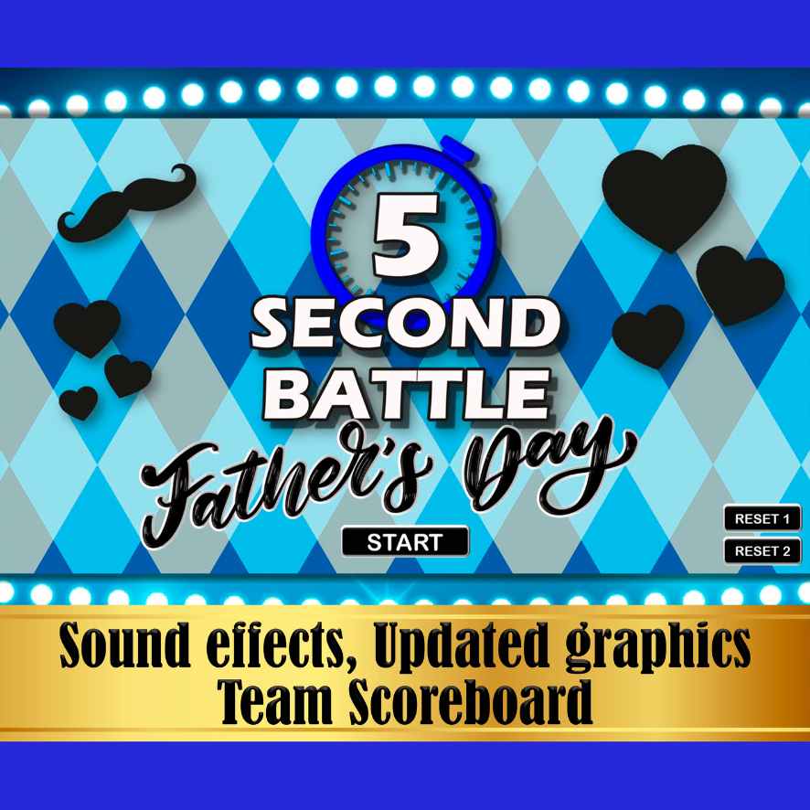 5 SECOND FATHER'S DAY GAME - Image 3