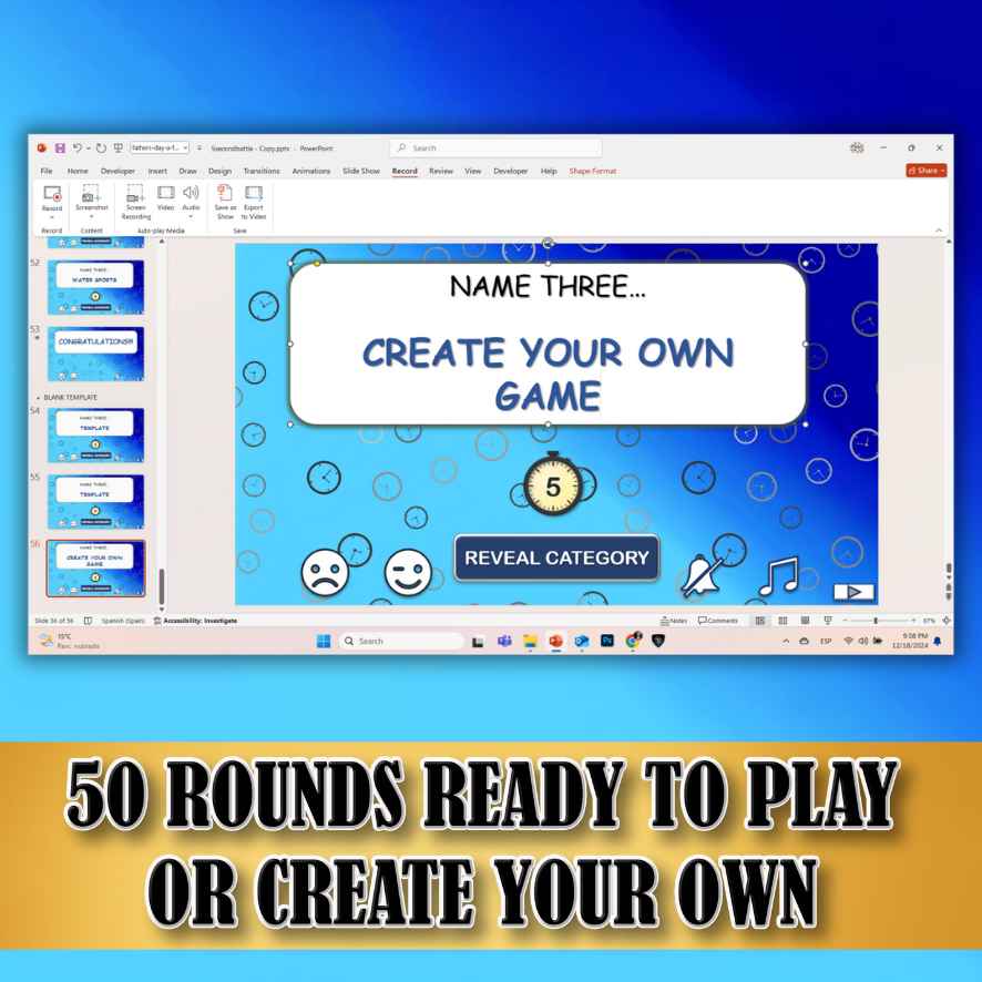 5 SECOND GAME POWERPOINT - Image 7