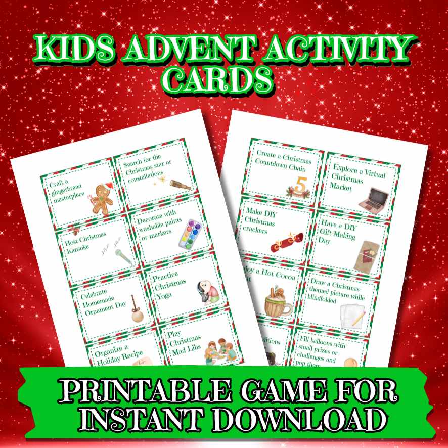 ADVENT ACTIVITY CARDS FOR KIDS - Image 3