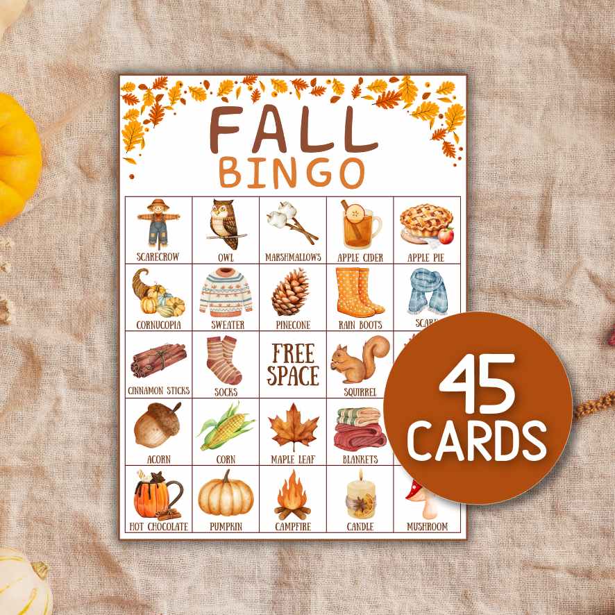 AUTUMN BINGO CARDS - Image 3