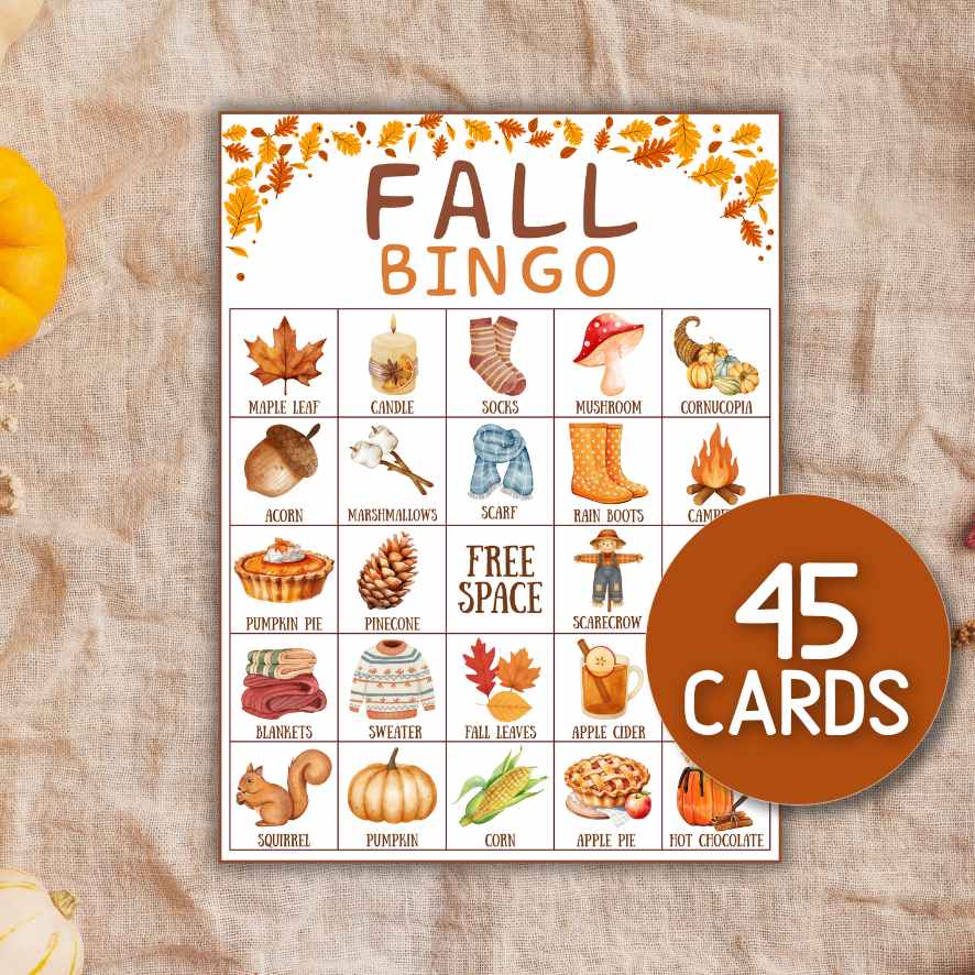 AUTUMN BINGO CARDS - Image 5
