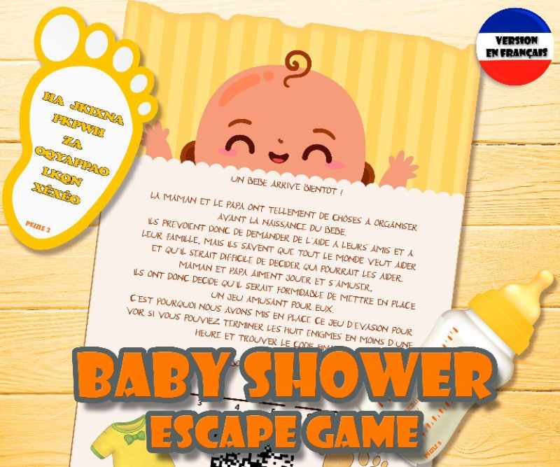 BABY SHOWER ESCAPE GAME A DOMICILE - Image 3