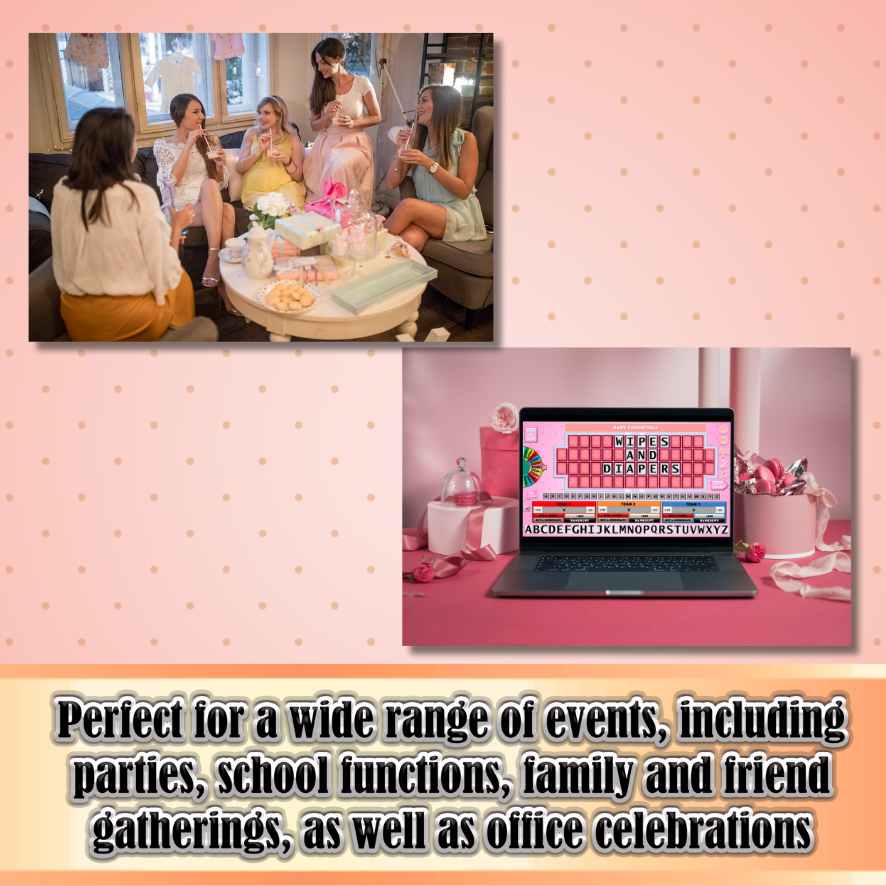 BABY SHOWER GAMES SPIN THE WHEEL GAME - Image 8