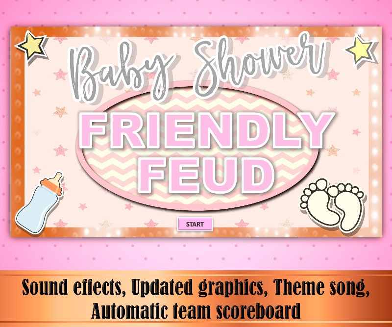 BABY SHOWER FAMILY FRIENDLY FEUD FOR GIRL - Image 3
