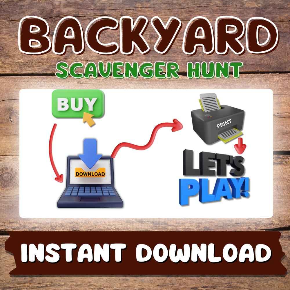 Backyard Scavenger Hunt Printable - Image 3