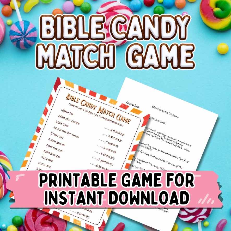 CANDY BIBLE VERSE MATCH UP PRINTABLE GAMES - Image 7
