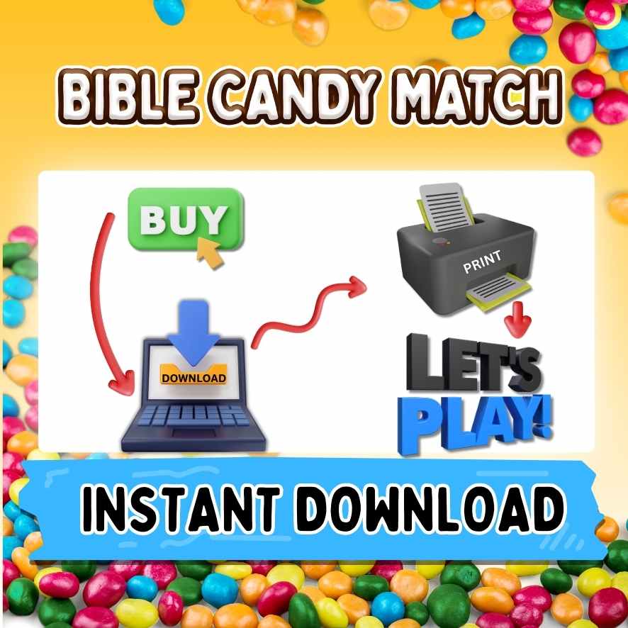 BIBLE CANDY MATCH PRINTABLE GAMES - Image 9