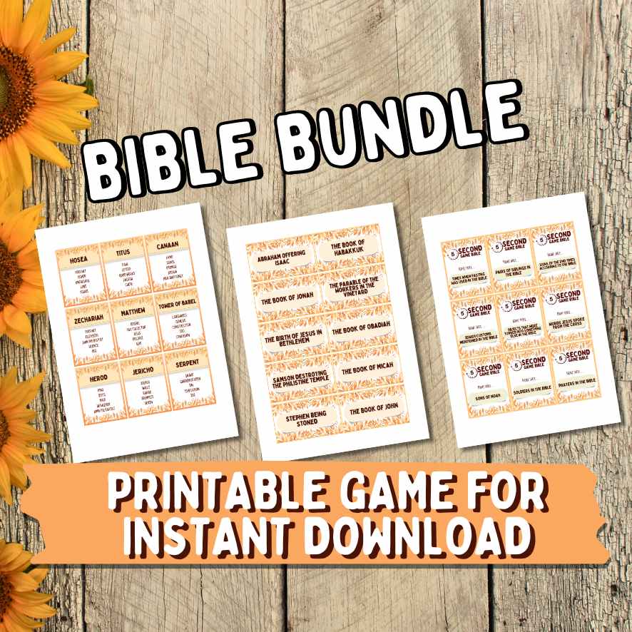 BIBLE GAME BUNDLE PRINTABLE GAMES - Image 3
