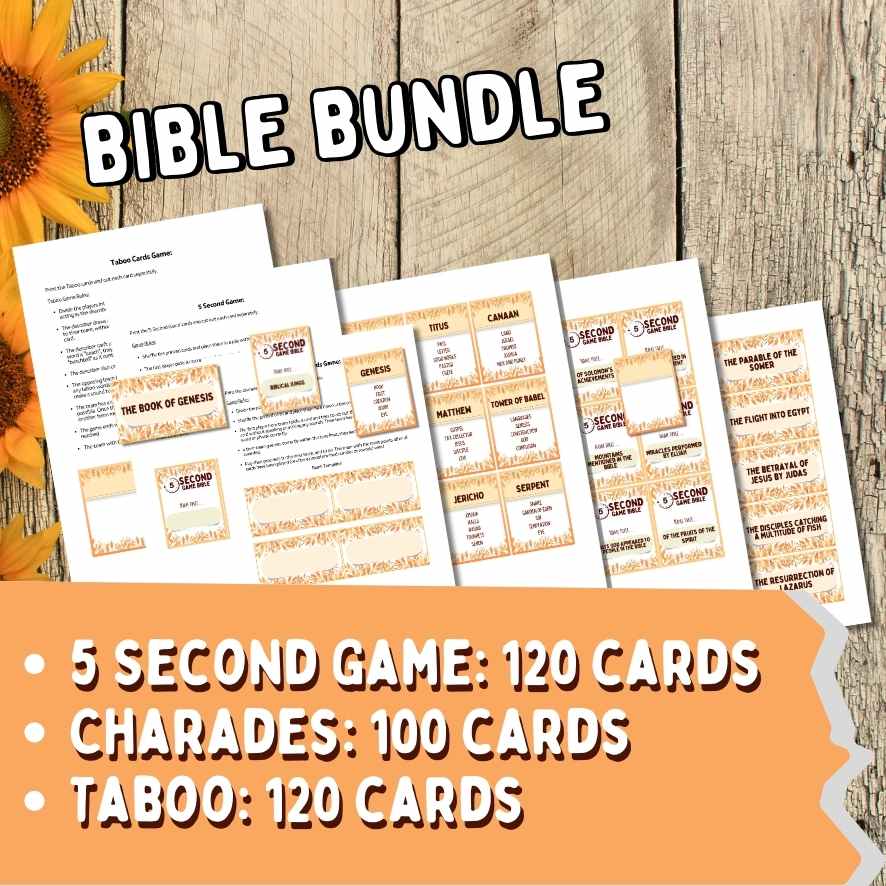 BIBLE GAME BUNDLE PRINTABLE GAMES - Image 4