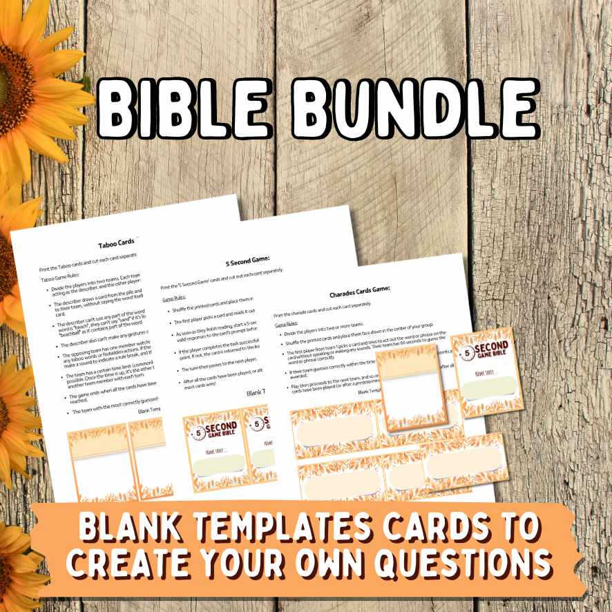 BIBLE GAME BUNDLE PRINTABLE GAMES - Image 5