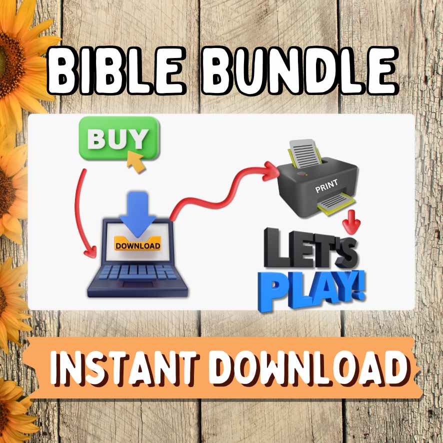 BIBLE GAME BUNDLE PRINTABLE GAMES - Image 7