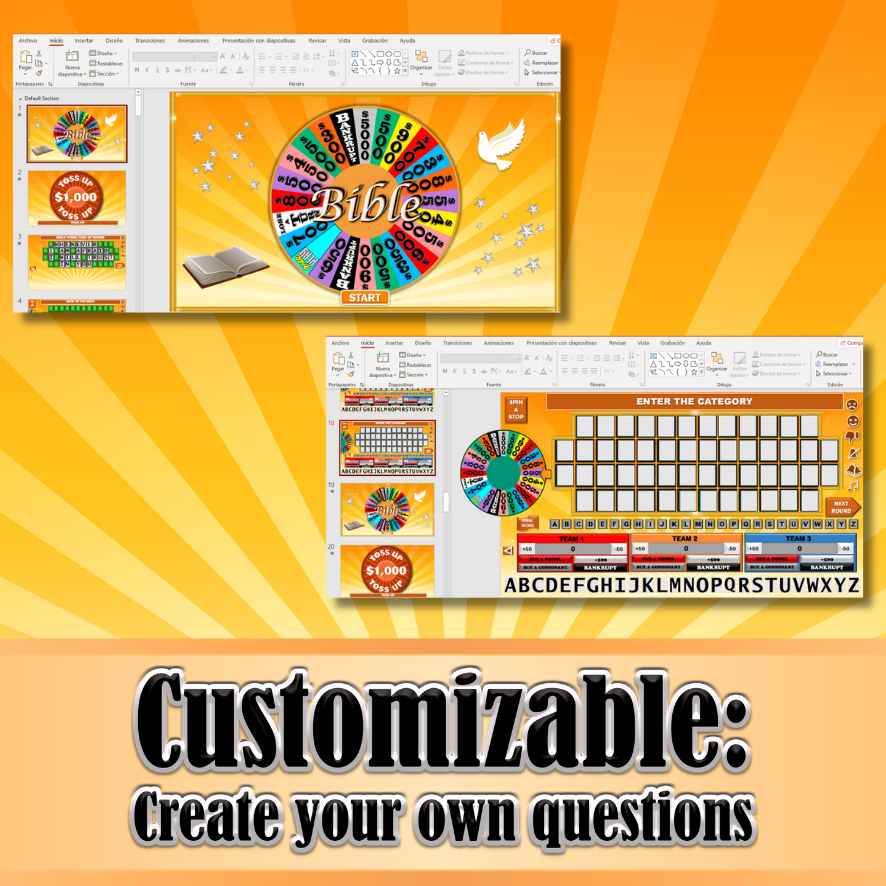 BIBLE POWERPOINT SPIN THE WHEEL GAME - Image 3