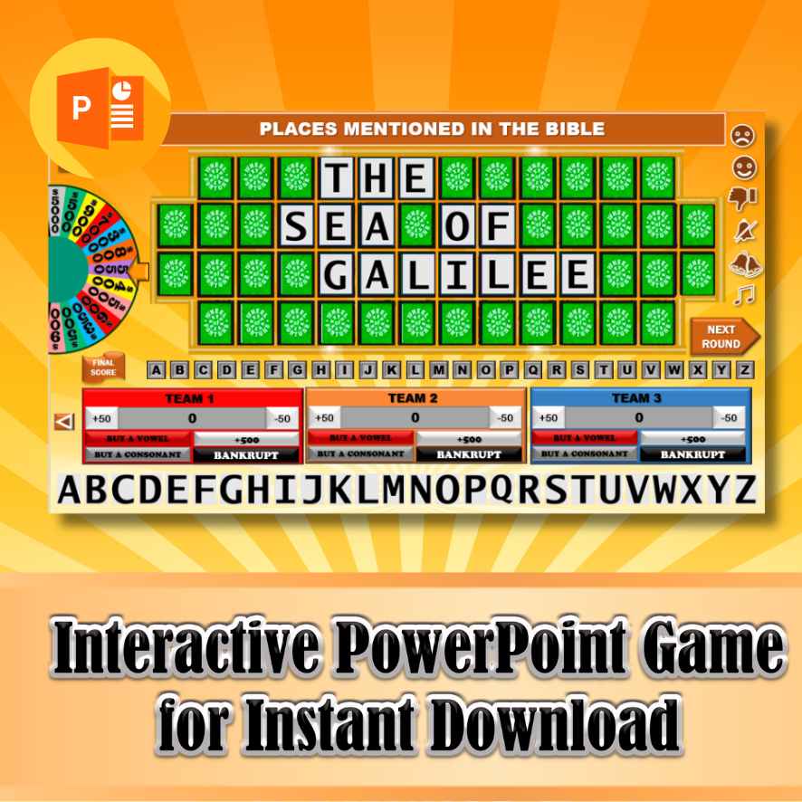 BIBLE POWERPOINT SPIN THE WHEEL GAME - Image 6