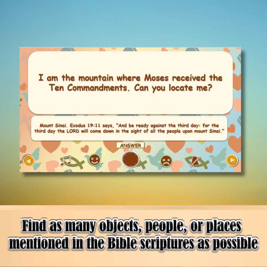 BIBLE SCAVENGER HUNT POWERPOINT GAME - Image 3