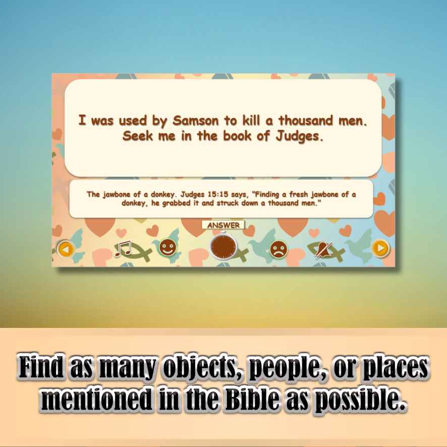 BIBLE SCAVENGER HUNT POWERPOINT GAME - Image 6