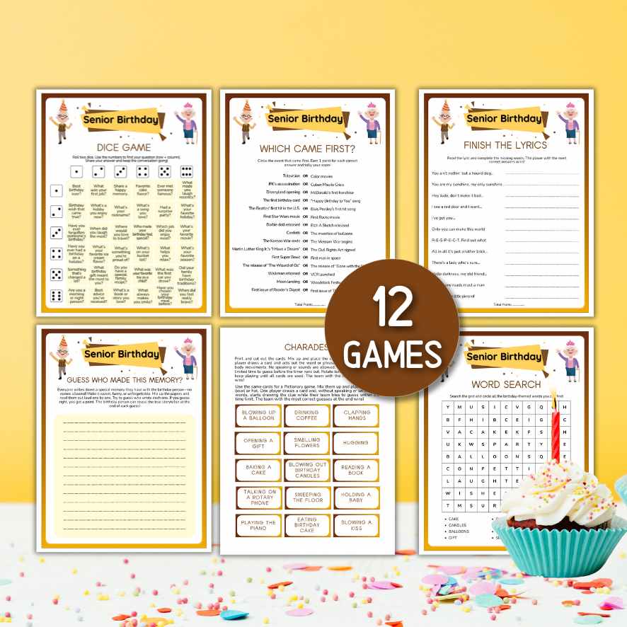 BIRTHDAY PARTY GAMES FOR SENIORS - Image 3