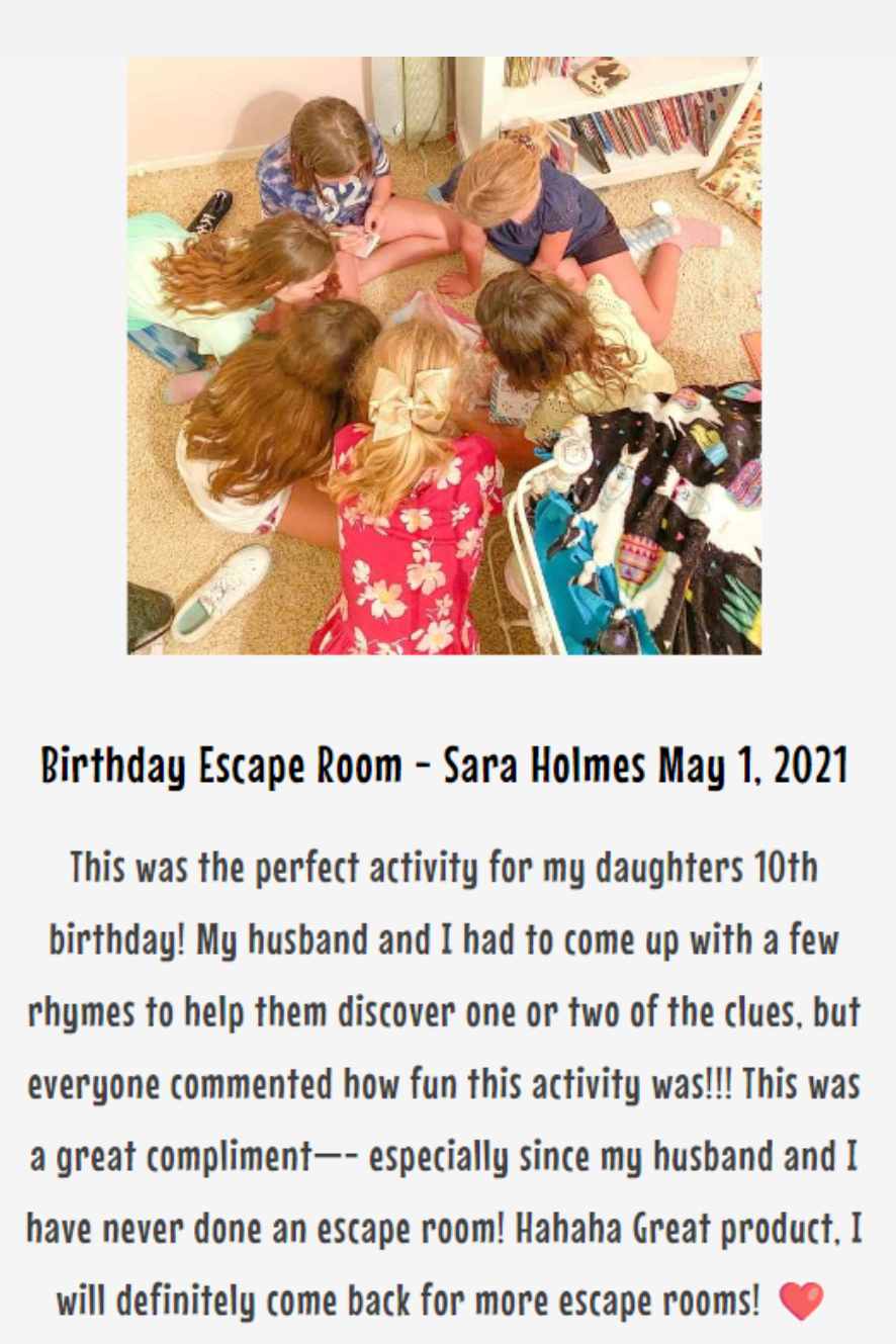ESCAPE ROOM BIRTHDAY PARTY AT HOME - A REAL EXPERIENCE - Image 11