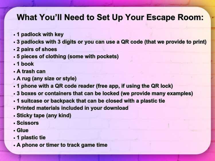 ESCAPE ROOM BIRTHDAY PARTY AT HOME - A REAL EXPERIENCE - Image 8