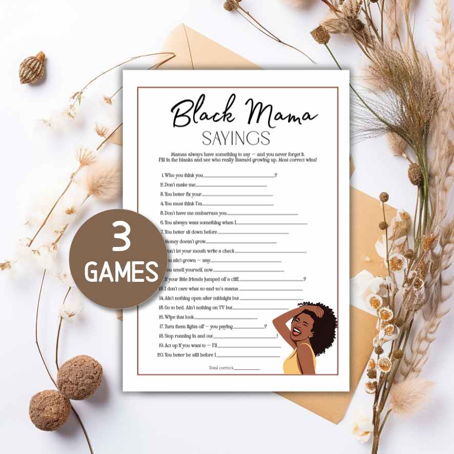 BLACK MAMA SAYINGS GAMES - Image 4