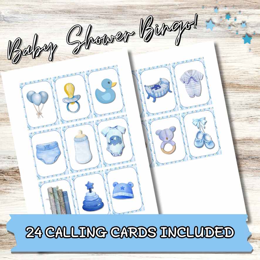 BOY BABY SHOWER BINGO GAME - Image 5