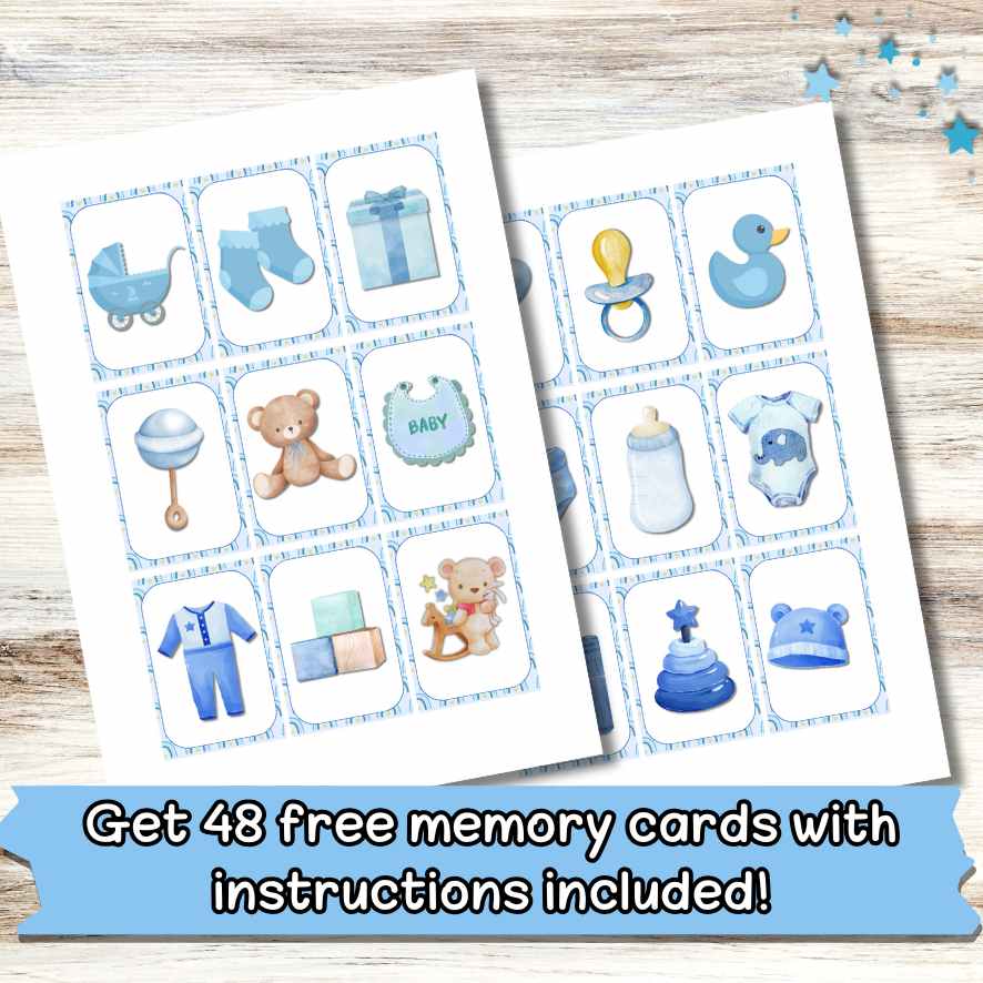 BOY BABY SHOWER BINGO GAME - Image 6