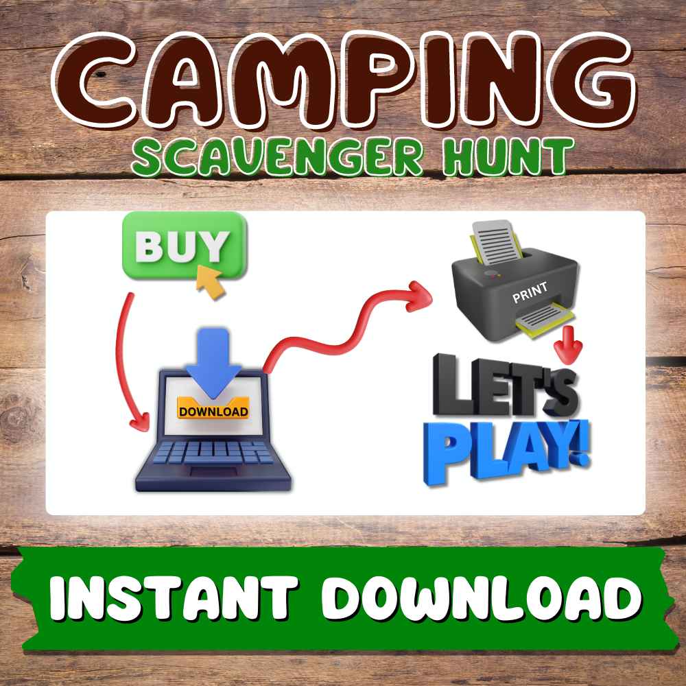 Camping Scavenger Hunt Printable - Image 3