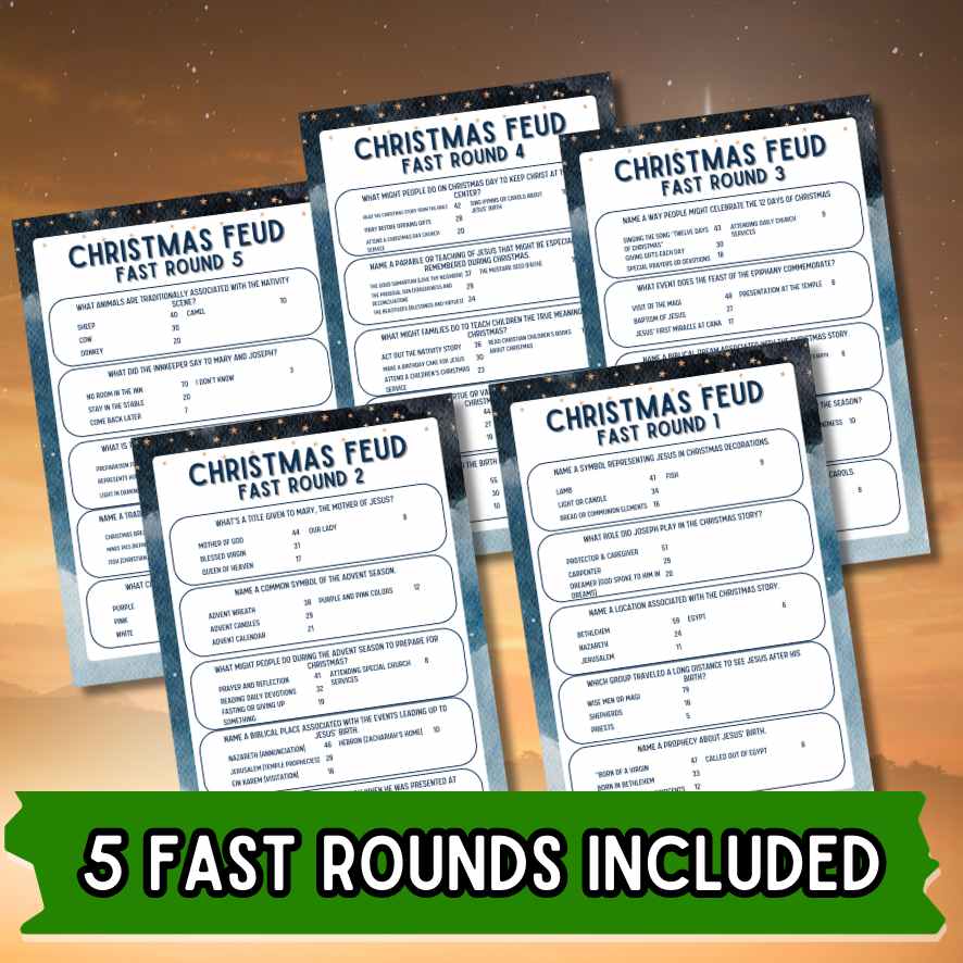 CHRISTIAN CHRISTMAS FEUD GAME - Image 4
