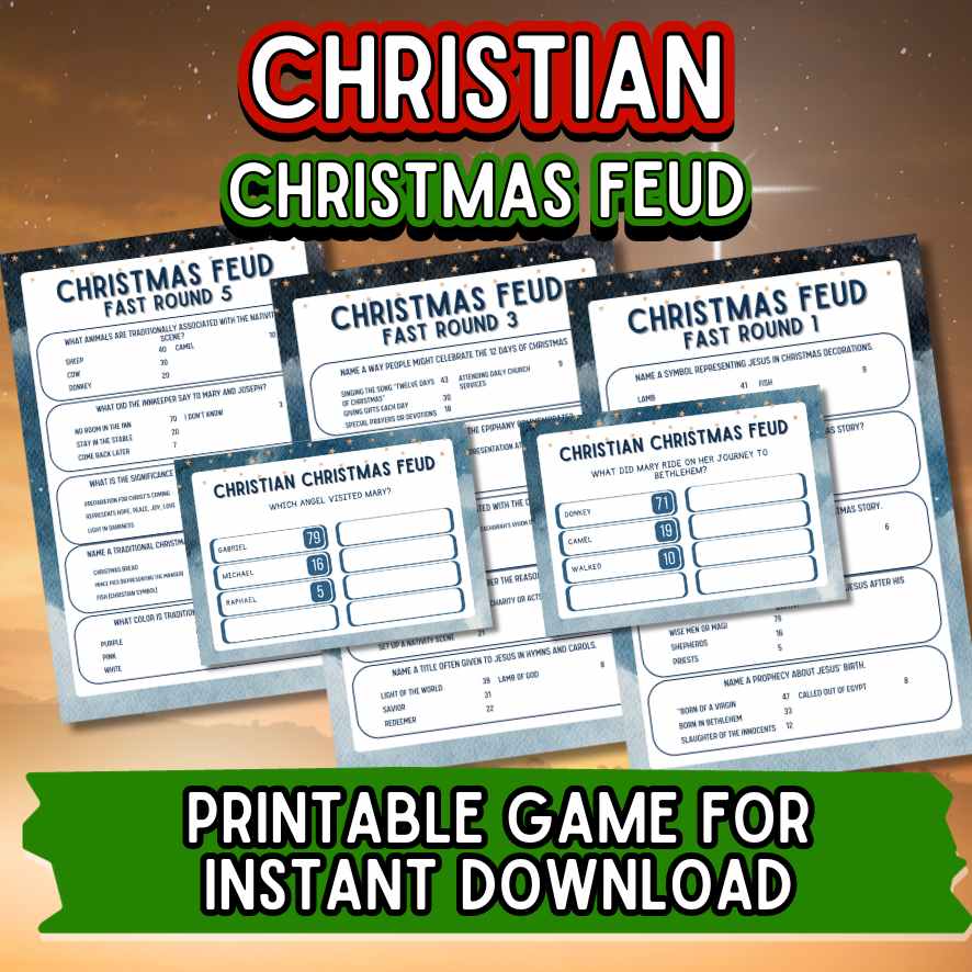 CHRISTIAN CHRISTMAS FEUD GAME - Image 5