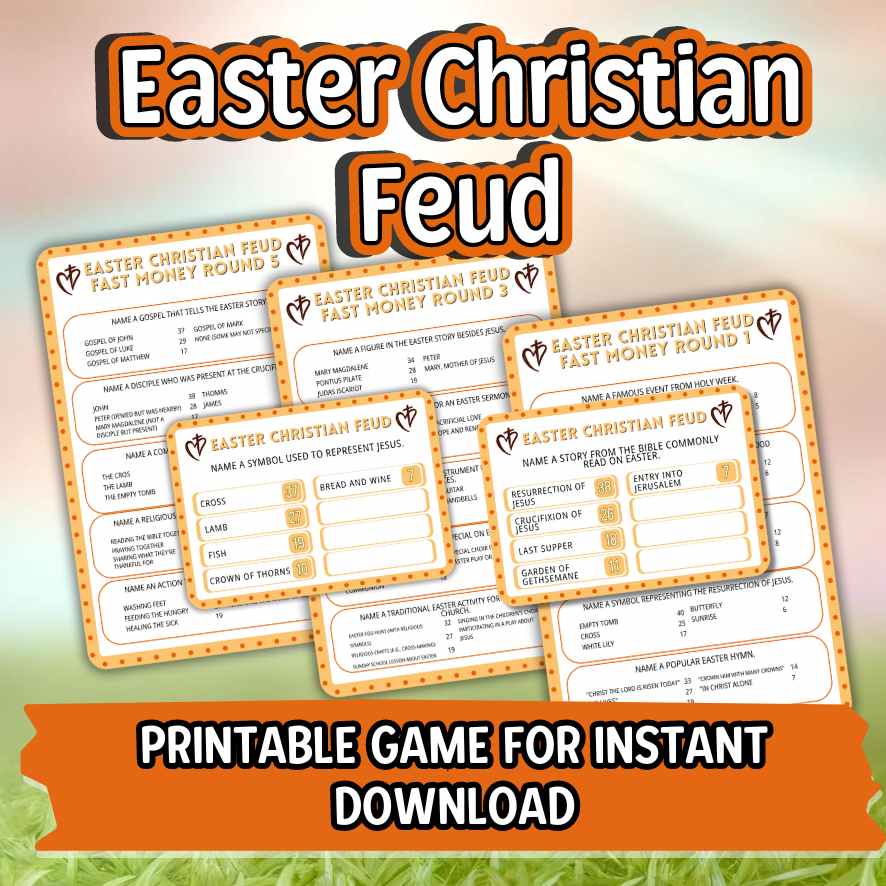 CHRISTIAN EASTER FEUD GAME PRINTABLE - Image 3