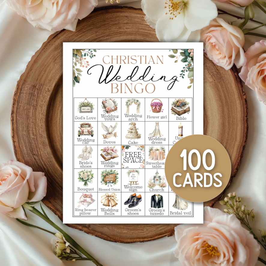 CHRISTIAN WEDDING BINGO CARDS - Image 4