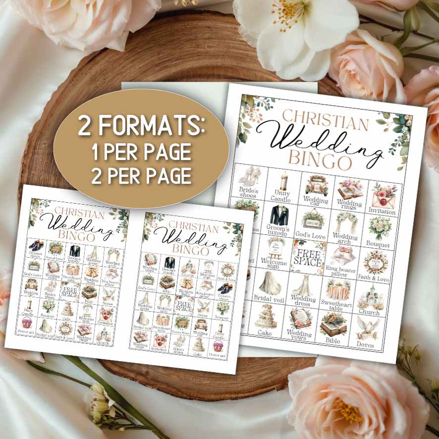 CHRISTIAN WEDDING BINGO CARDS - Image 5
