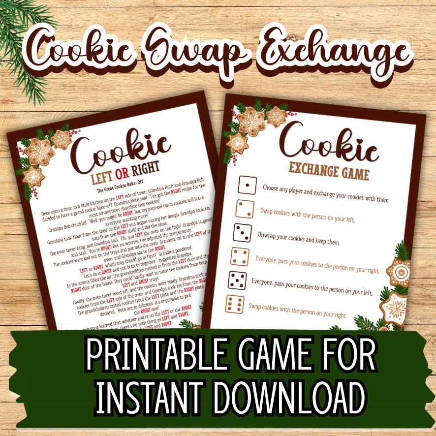 CHRISTMAS COOKIE GAME GIFT EXCHANGE - Image 4