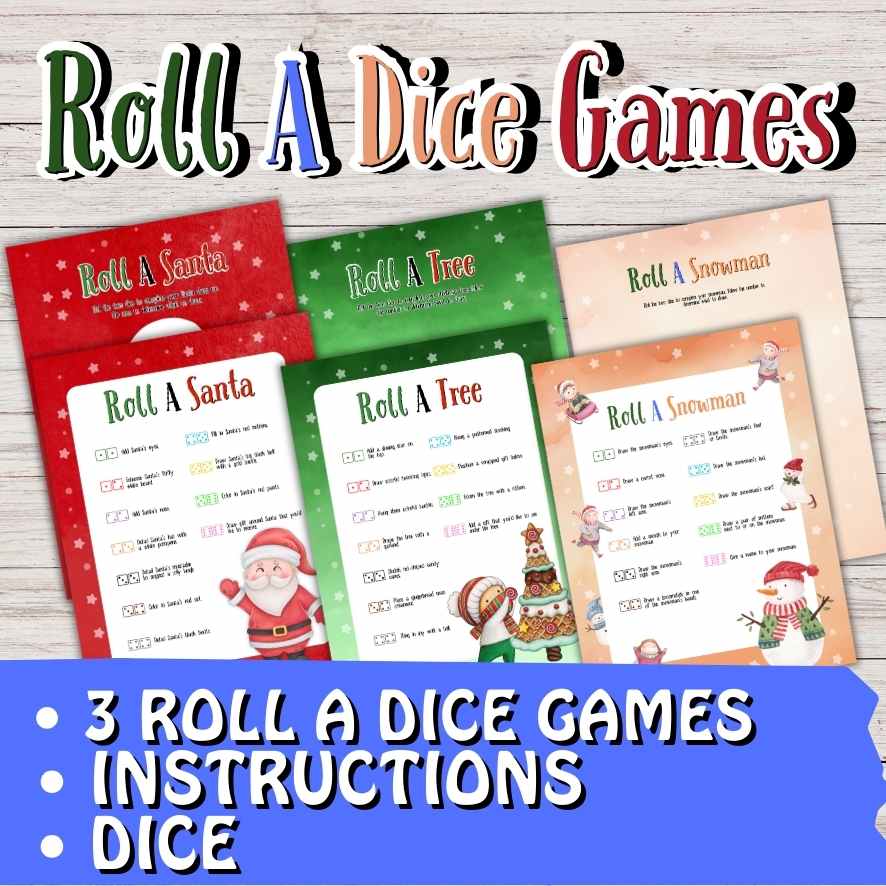 CHRISTMAS ROLL A DICE FOR KIDS BUNDLE - Image 4