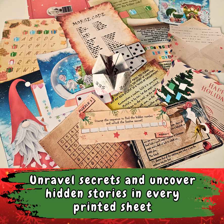 CHRISTMAS ESCAPE ROOM FOR ADULTS AND TEENS - PRINT AND PLAY - Image 6
