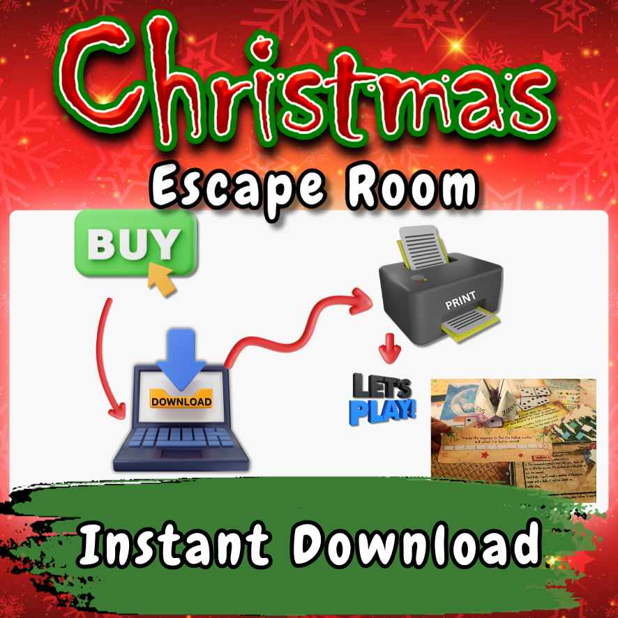 CHRISTMAS ESCAPE ROOM FOR ADULTS AND TEENS - PRINT AND PLAY - Image 7