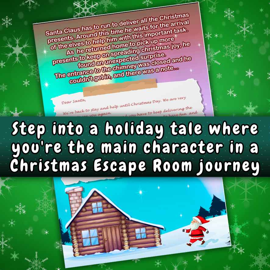CHRISTMAS ESCAPE ROOM PRINT AND PLAY - Image 6