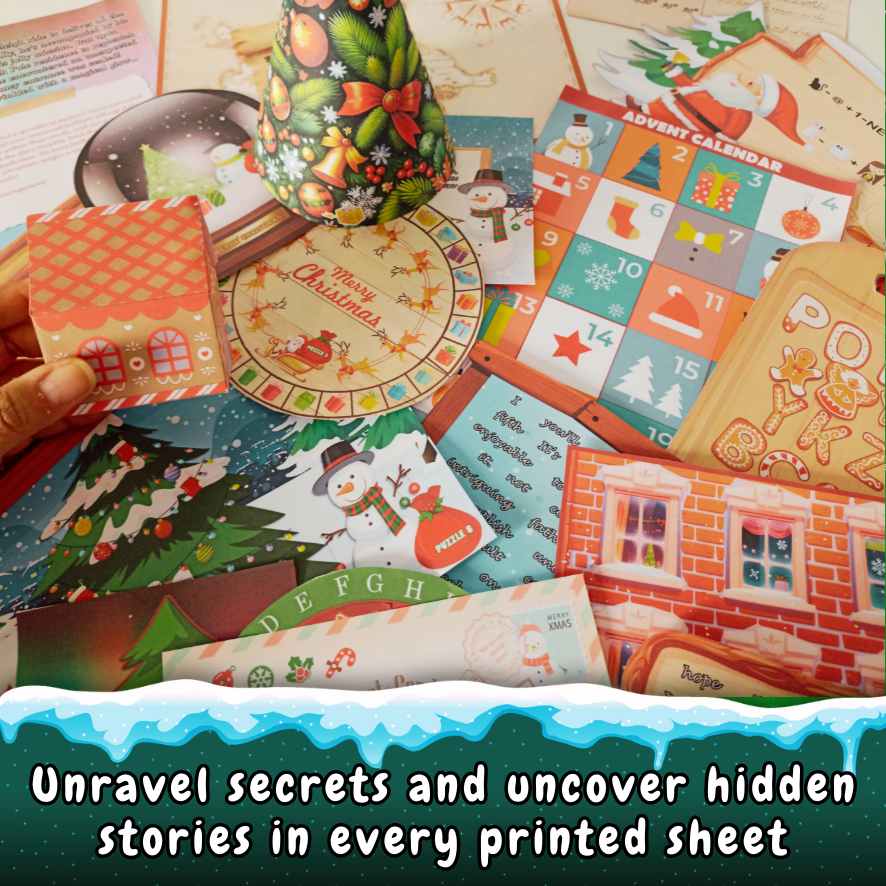 CHRISTMAS ESCAPE ROOM PRINT AND PLAY - Image 7