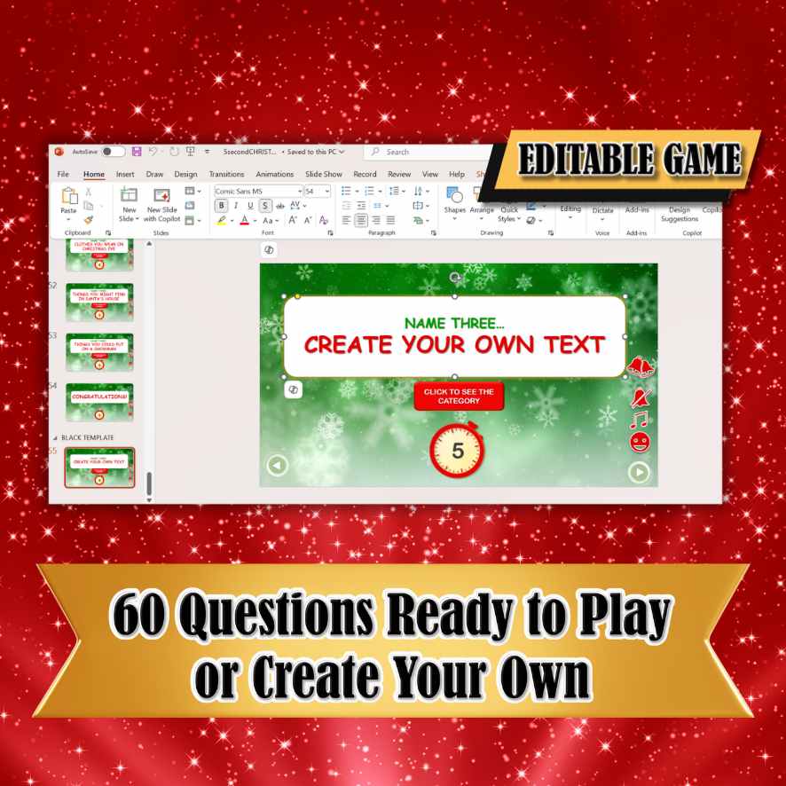 CHRISTMAS POWERPOINT MEMORY GAME - Image 5