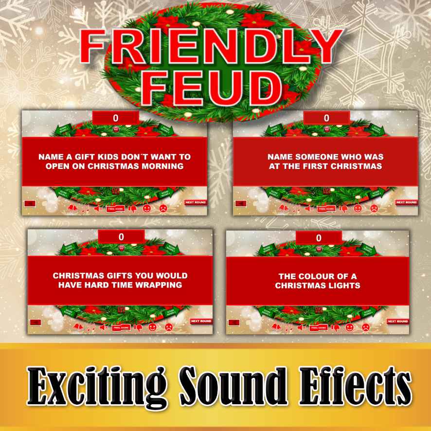 CHRISTMAS FEUD GAME FOR LARGE GROUPS - Image 6
