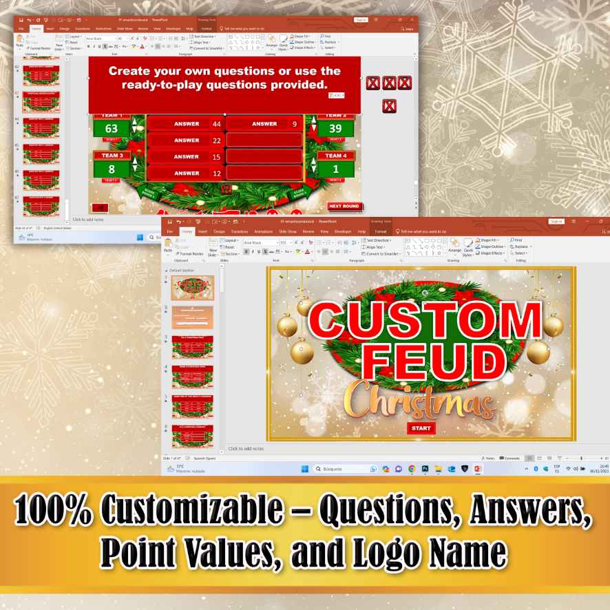 CHRISTMAS FEUD GAME FOR LARGE GROUPS - Image 7