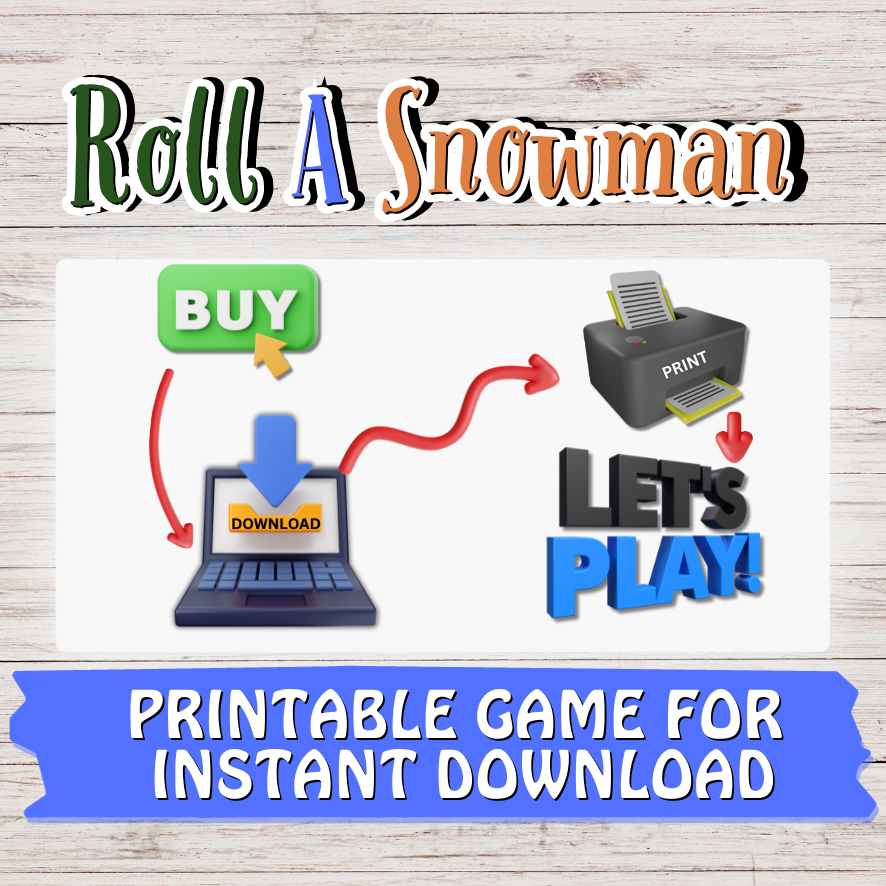 CHRISTMAS ROLL A SNOWMAN DICE GAME - Image 5