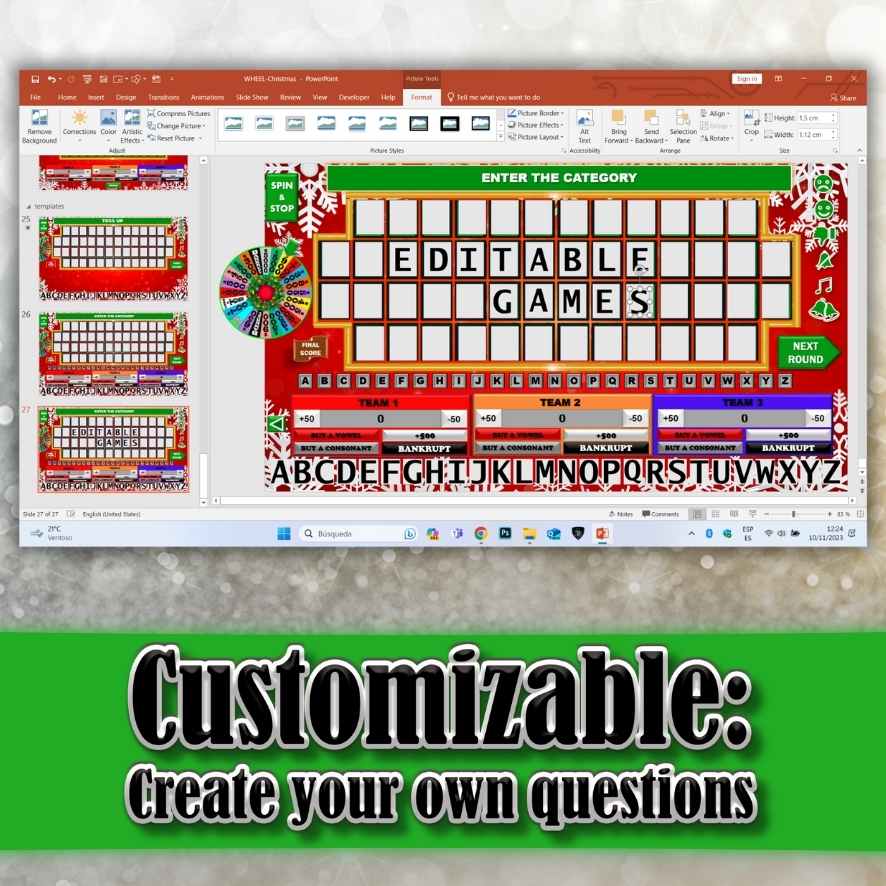 CHRISTMAS WHEEL OF FORTUNE - Image 4