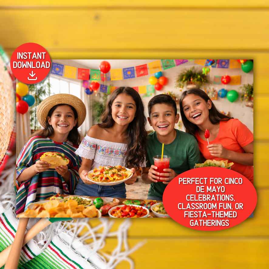 KIDS CINCO DE MAYO MEXICAN PARTY SCAVENGER HUNT - Image 6