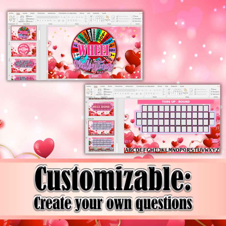 VALENTINES GAME WHEEL OF FORTUNE - Image 5