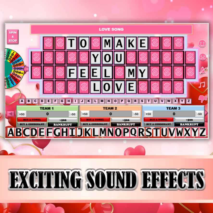 VALENTINES GAME WHEEL OF FORTUNE - Image 6