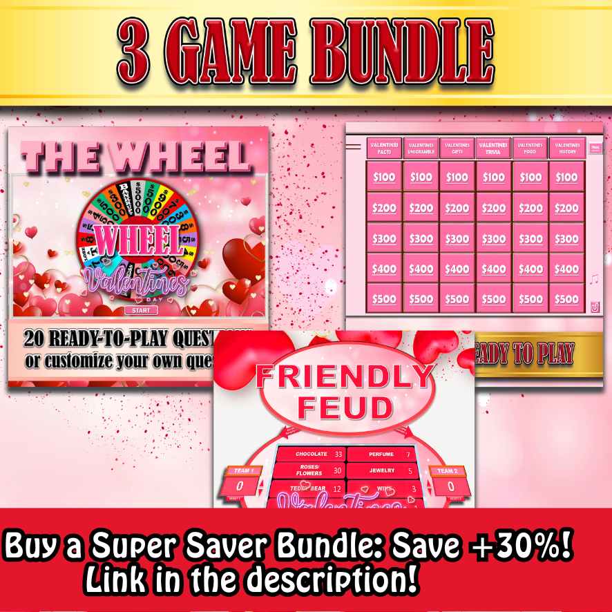 VALENTINES GAME WHEEL OF FORTUNE - Image 9